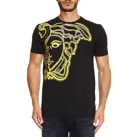 lyst versace t shirt mens|Versace Shirts for Men .